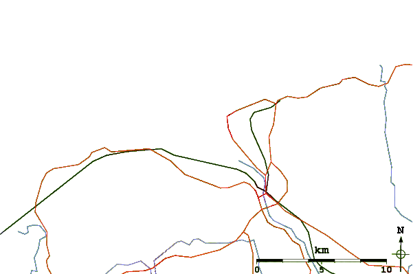 Roads and rivers around Portstewart Strand