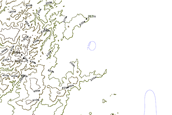 Shoreline around Potato Point