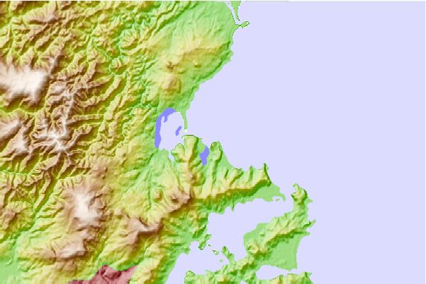 Surf spots located close to Potato Point