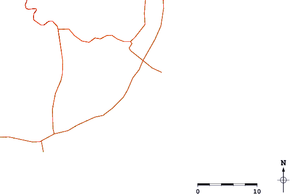 Roads and rivers around Pozo Izquierdo