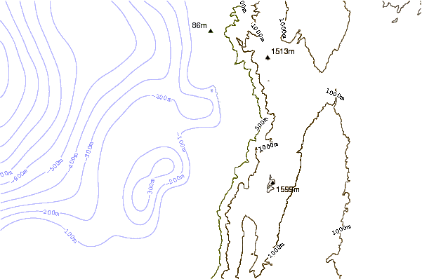 Shoreline around Pozo Verde