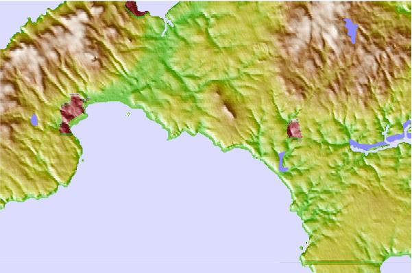 Surf spots located close to Praa Sands