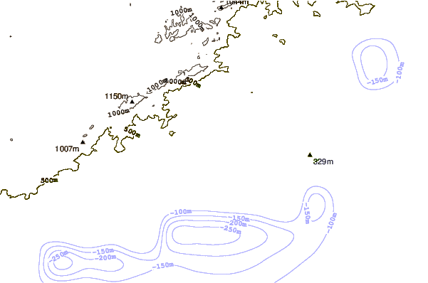 Shoreline around Praia Brava Citadel