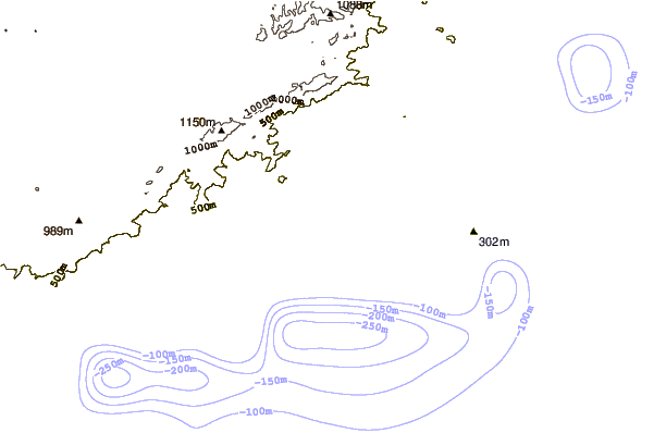 Shoreline around Praia Grande Bonete