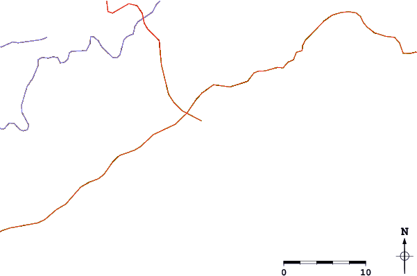Roads and rivers around Praia Grande (Ubatuba)