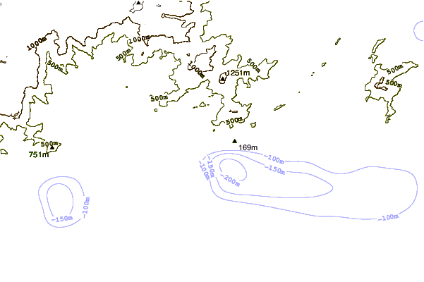 Shoreline around Praia Prumirim