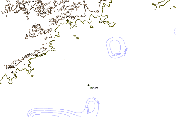 Shoreline around Praia Tenório