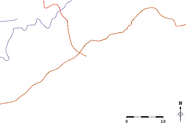Roads and rivers around Praia Tenório