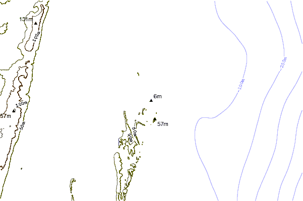 Shoreline around Praia Tofo