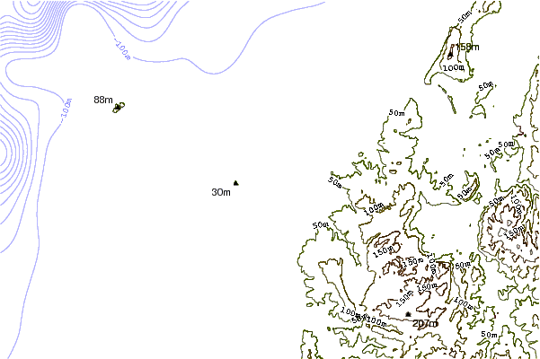 Shoreline around Praia do Cerro