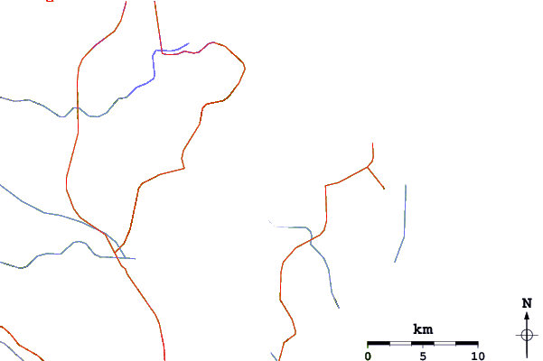 Roads and rivers around Praia do Forte