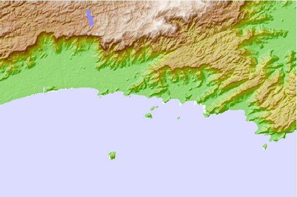 Surf breaks located close to Praia Preta