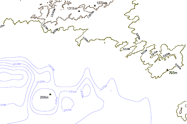 Shoreline around Praia da Baleia