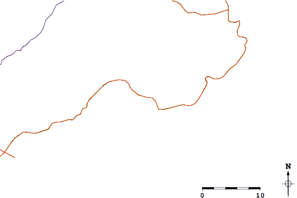 Roads and rivers around Praia da Fazenda
