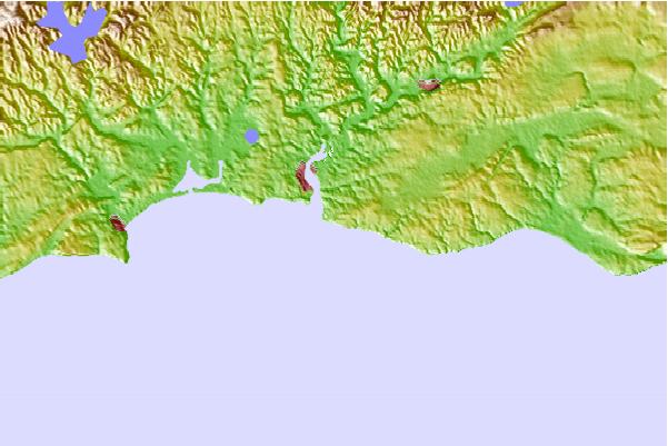 Surf spots located close to Praia da Rocha