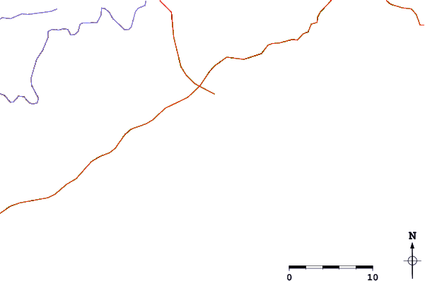 Roads and rivers around Praia de Fora