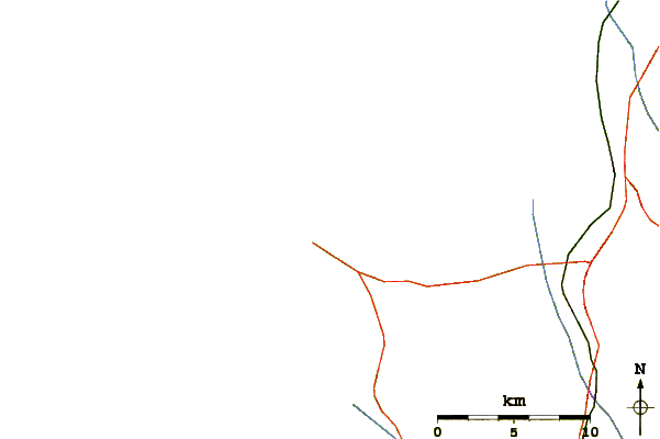 Roads and rivers around Praia do Baleal