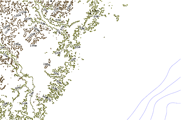 Shoreline around Praia do Forte
