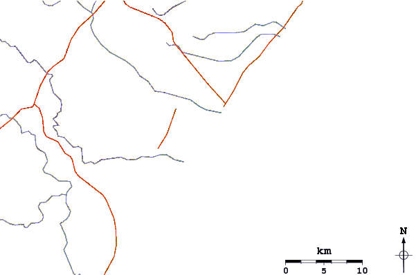 Roads and rivers around Praia do Forte