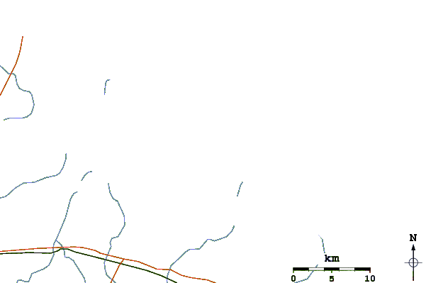 Roads and rivers around Praia do Pecem
