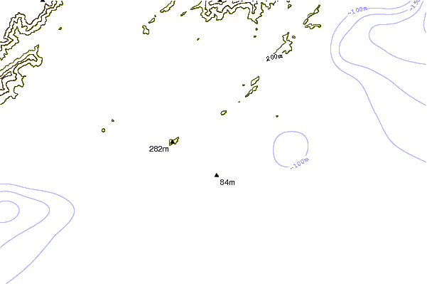 Shoreline around Praia do Tombo