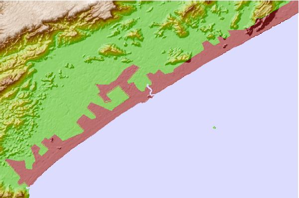 Surf breaks located close to Praia dos Pescadores