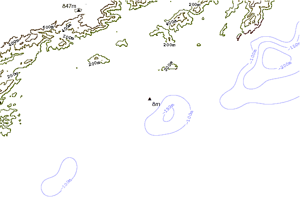 Shoreline around Praiao
