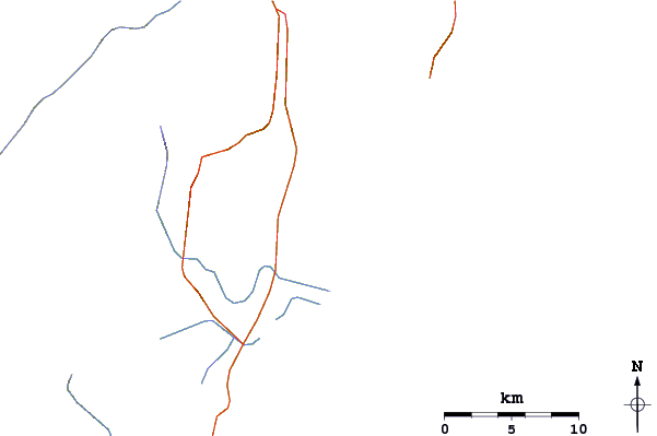 Roads and rivers around Prainha
