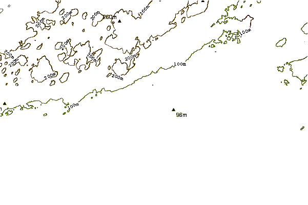 Shoreline around Presquile Point