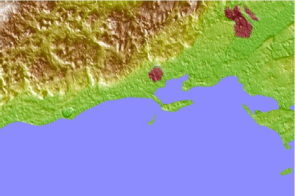 Surf spots located close to Presquile Point