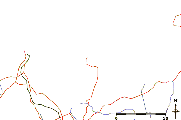 Roads and rivers around Prima Tregastel