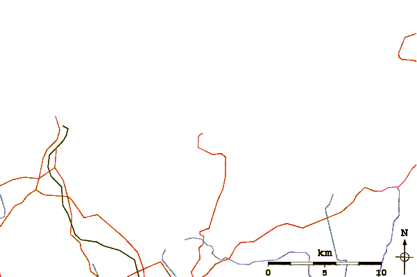 Roads and rivers around Prima Tregastel