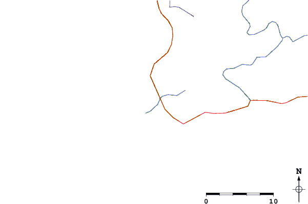 Roads and rivers around Pringle Bay
