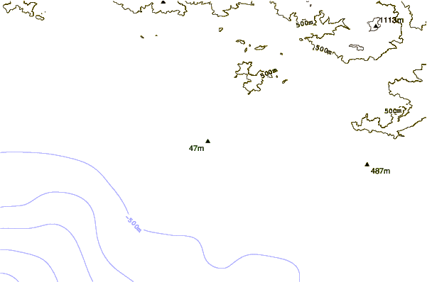 Shoreline around Puerto Escondido