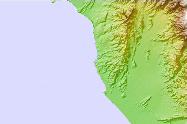 Surf spots located close to Puerto Fiel