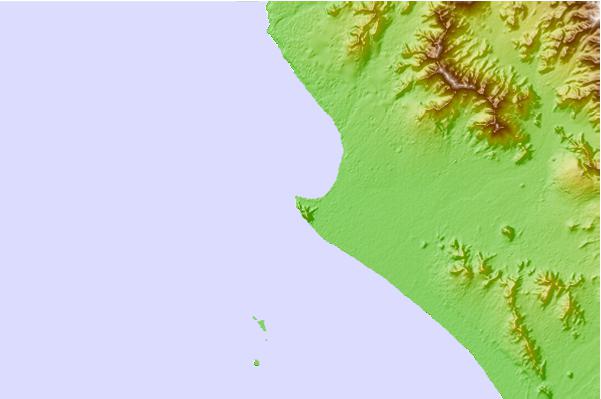 Surf spots located close to Puerto Mori
