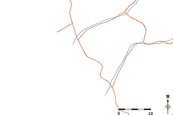 Roads and rivers around Puerto Nuevo
