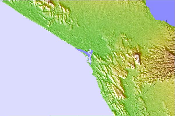 Surf spots located close to Puerto Sandino