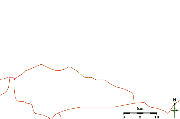 Roads and rivers around Pui Puy