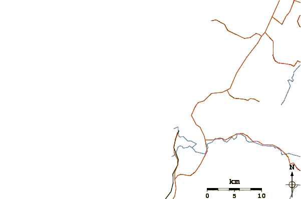Roads and rivers around Pulau Manukan