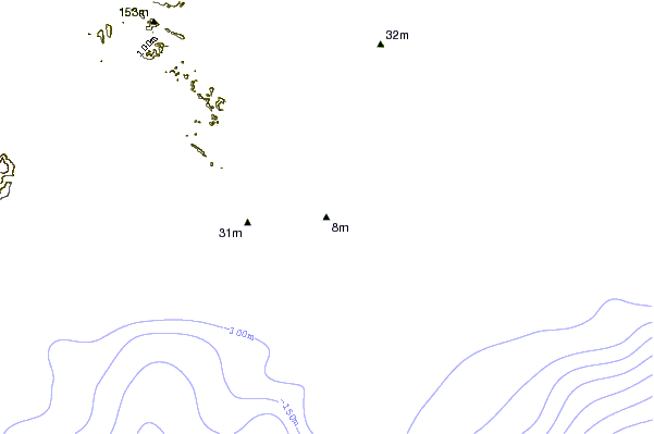 Shoreline around Pulau Pinang