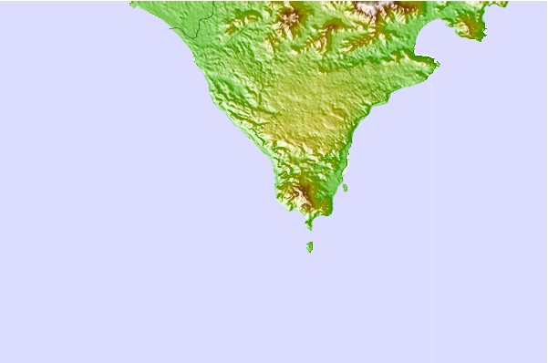 Surf spots located close to Punta Barigona