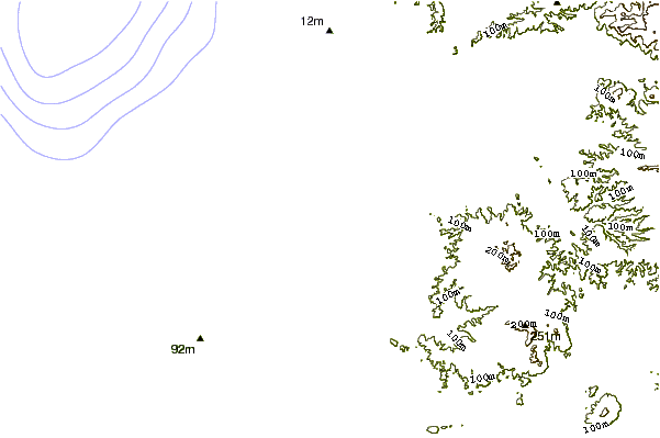 Shoreline around Punta Blanca