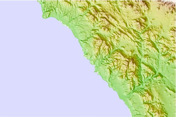 Surf spots located close to Punta Cabras