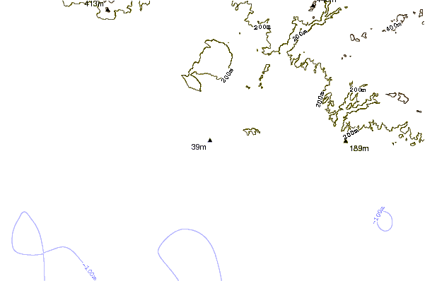 Shoreline around Punta Canoas