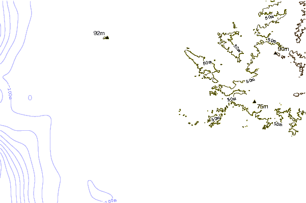 Shoreline around Punta Carnero