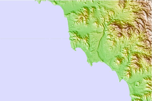 Surf spots located close to Punta Cono
