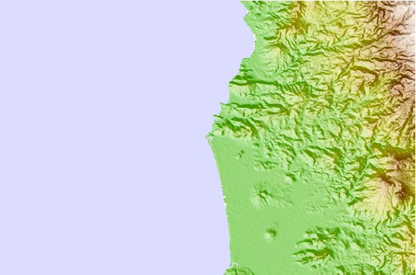 Surf spots located close to Playa Tortugas