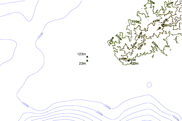 Shoreline around Punta De Mita