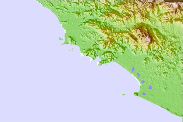 Surf spots located close to Punta Descanso
